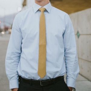 Dazi Amber Yellow Tie - Tags Attached